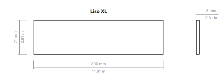 Caja 23 Pz Revestimiento Liso XL Teal 7,5x30 Wow WOW - 4