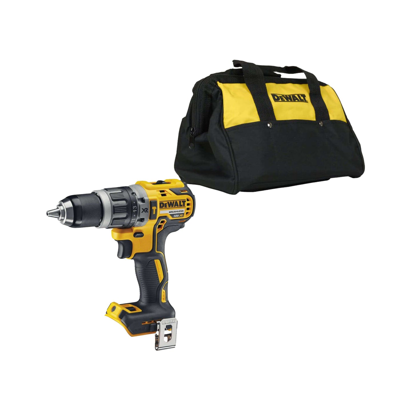 XR 18V Brushless boormachine DEWALT DCD796Z met tas