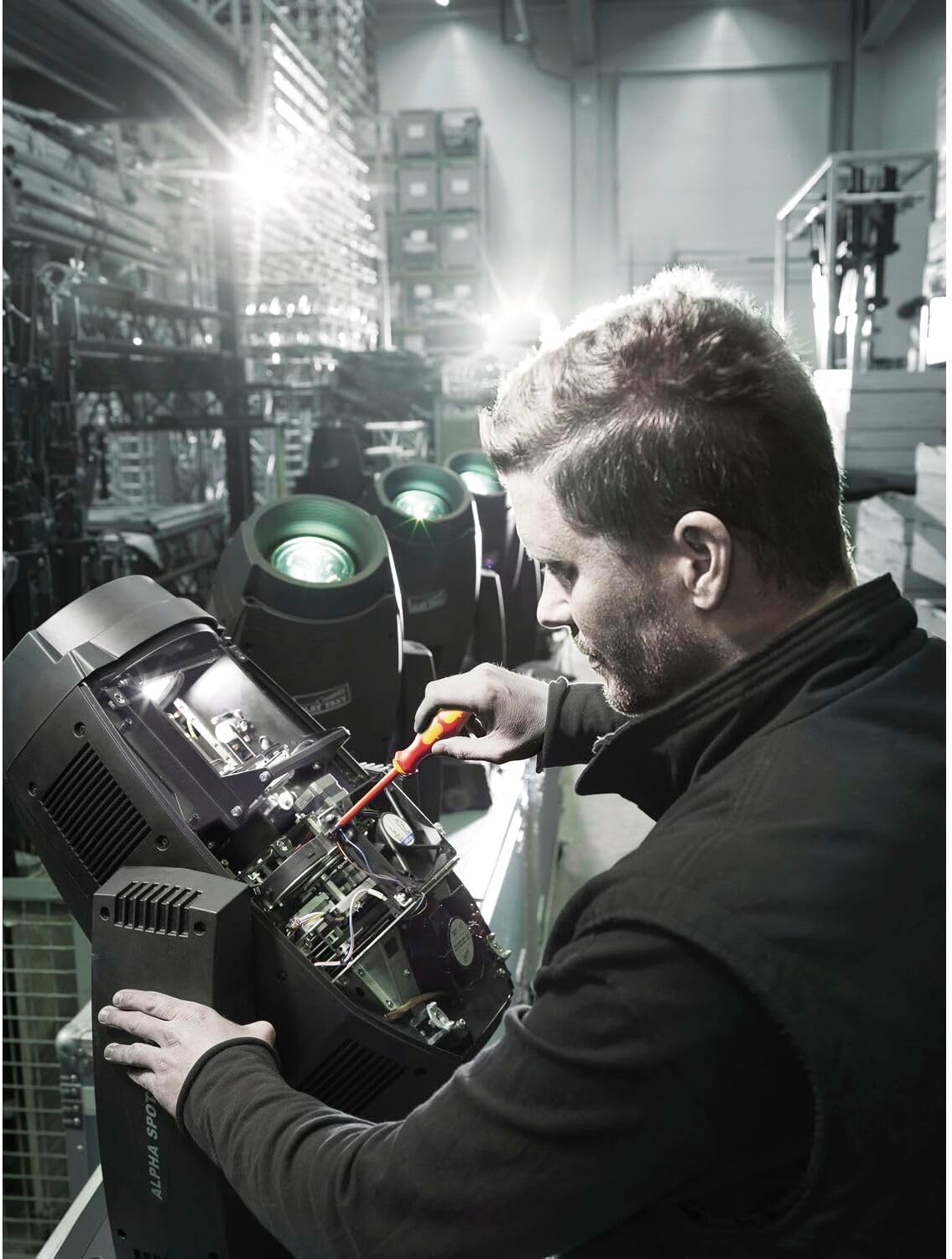 Varillas intercambiables con destornillador porta-puntas Kraftform Kompakt VDE 16 extra slim 1 Tool Finder Wera ref.006608