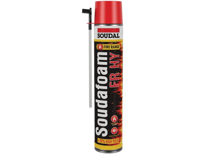 Mousse polyuréthane ignifuge Soudafoam FR HY 750 ml Soudal