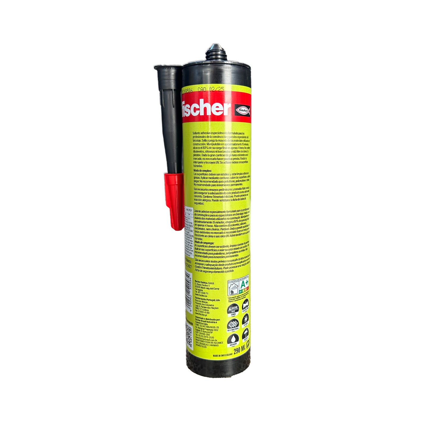 Fischer MS Quick Seal Adhesive Sealant Cartridge 290ml