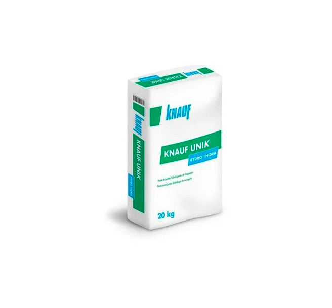 Zak van 20 kg Knauf Unik Hydro 1h snelhardende, waterafstotende voegmassa