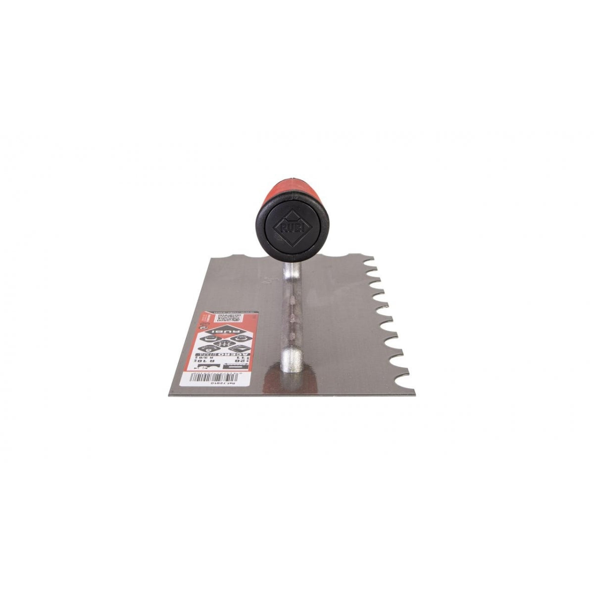 Peigne en acier de 28 cm avec manche ouvert Rubiflex Rubi R-10