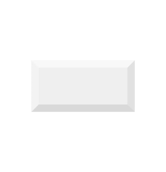 Carton de 50 Pièces Carrelage Mugat Blanc 10x20 Vives (Carton 1 m2)