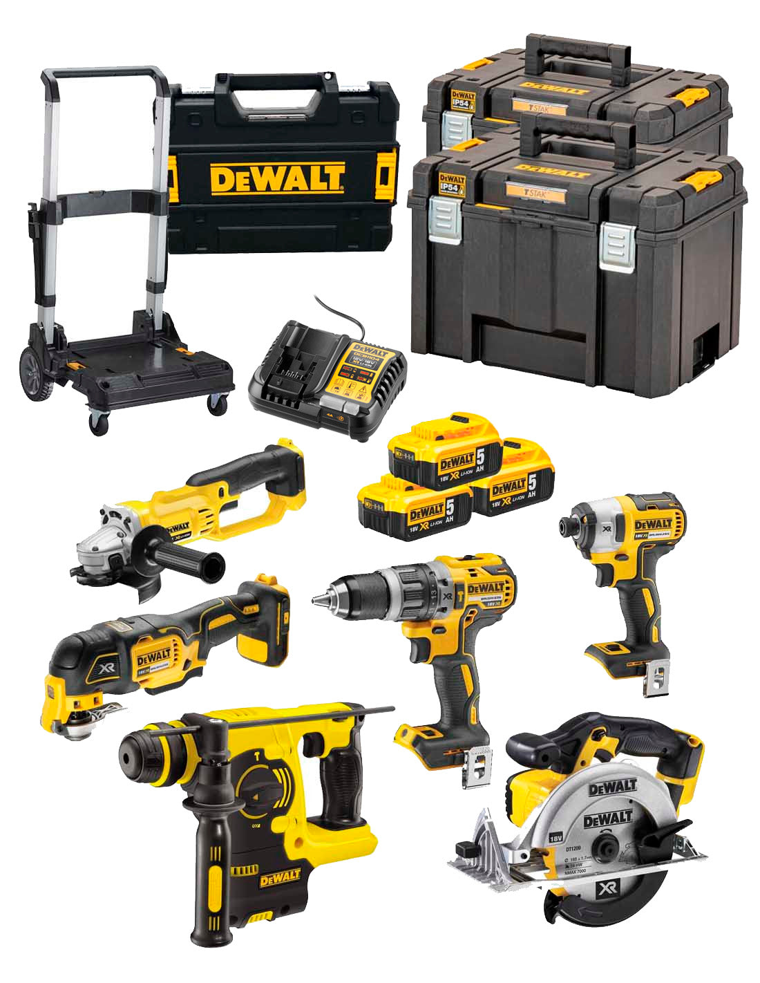 Powerkit 6 Dewalt accugereedschappen DCK645P3T