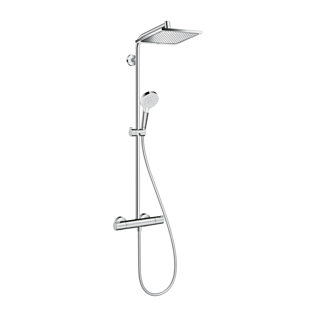 Crometta E 240 Ensemble de douche thermostatique 1 jet Chrome Hansgrohe