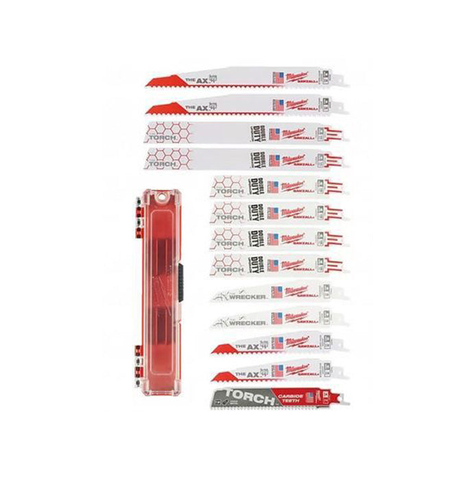 Caisse de 13 lames de sabre Milwaukee SAWZALL