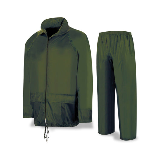 Traje de agua tipo ingeniero Poliéster/PVC verde METEO Marca 188TAIV