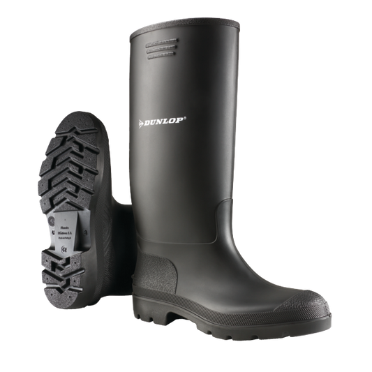 Dunlop 380PP black high PVC wellington boot
