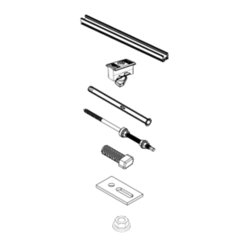 Kit Solar-Fix para Estructura Coplanar 1 módulo Fischer FISCHER - 3