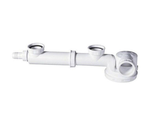 Ruimtebesparende sifon met stopcontact TM200040 Wirquin