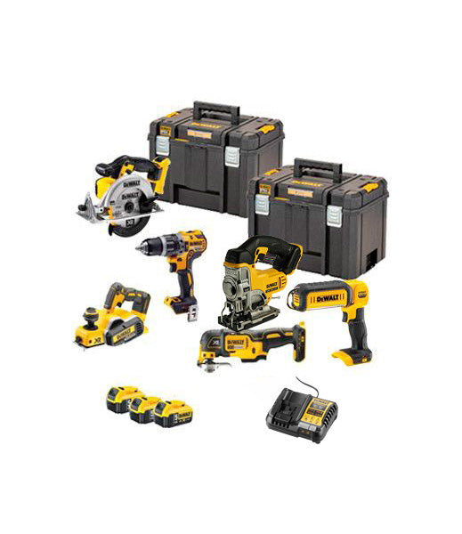 Powerkit 6 Dewalt accugereedschappen 18V DCK665P3T