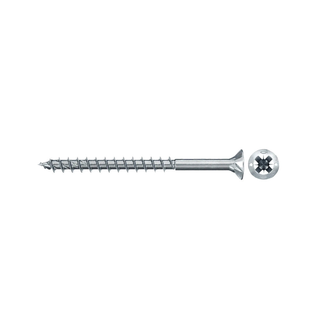 Boîte 200pcs Vis agglo PowerFast FPF II CZP Fraisée PZ et filetage partiel Fischer
