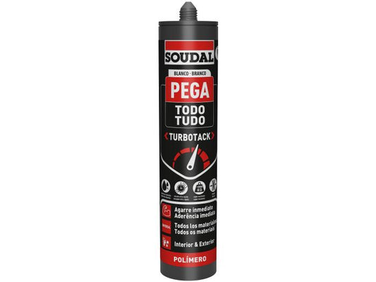 Turbotack Wit 290ml Soudal Lijm Alles Lijm Patroon