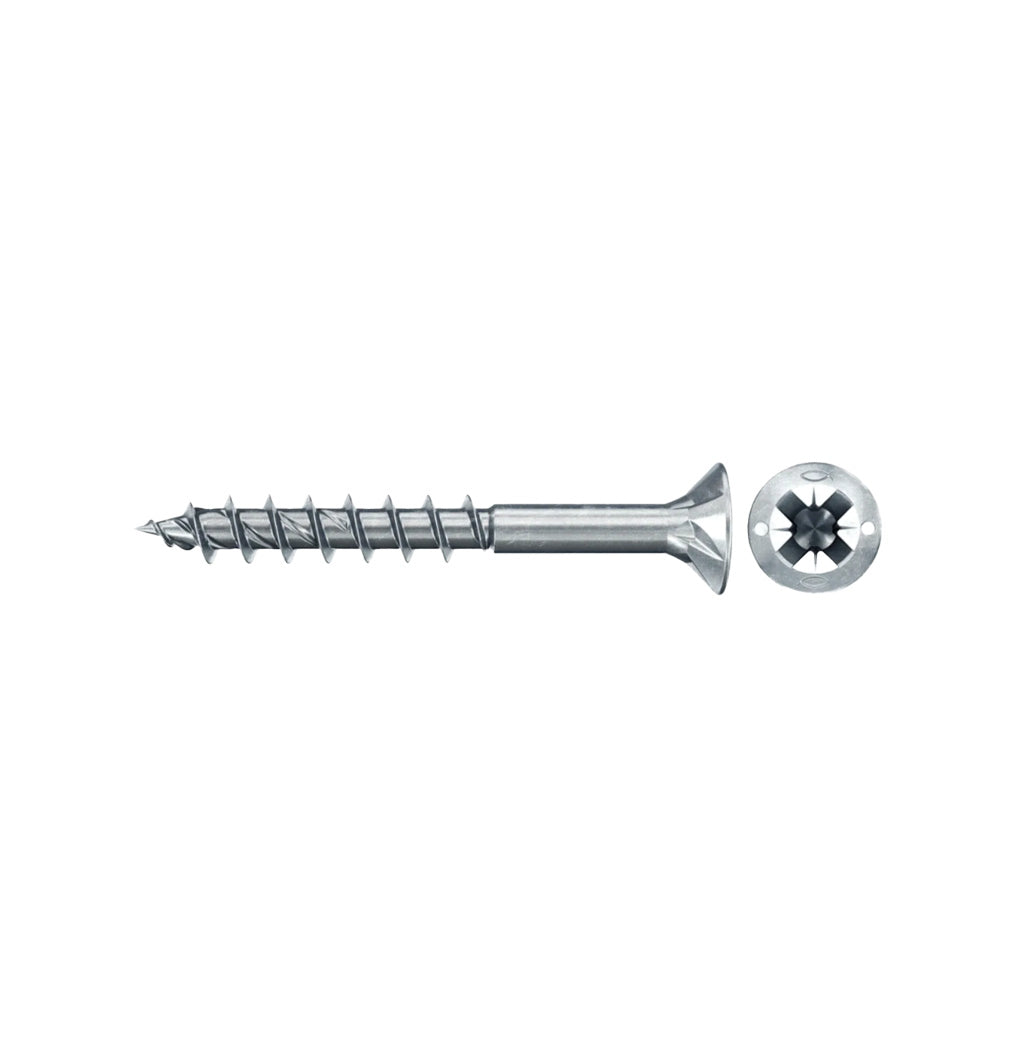 Boîte 200pcs Vis agglo PowerFast FPF II CZP Fraisée PZ et filetage partiel Fischer