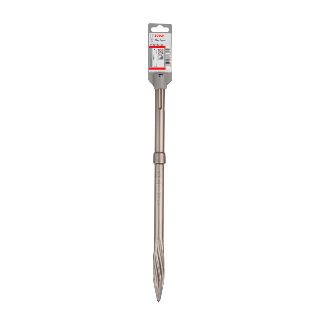 Bosch SDS MAX RTec Speed 400mm Pointed Chisel