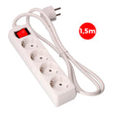 Multiprise 4 prises 2P+T avec interrupteur lumineux, 16 A 250 V~, 1,5 m de câble H05VV-F 3 G EDM