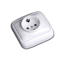 Surface Base Type F T/TL 16A Spa Series White EDM 43152