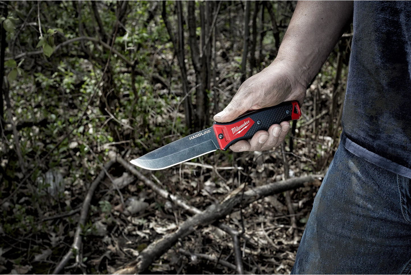 Couteau à lame fixe Milwaukee 127 mm avec acier AUS-8