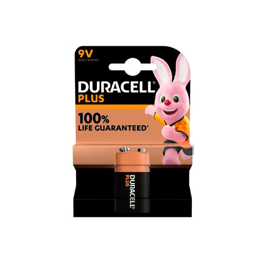Duracell Plus Power 9V Alkaline Battery