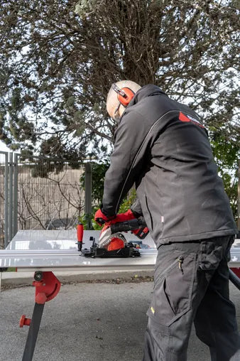 Cortadora circular a batería para cerámica de gran formato TC-125 G2 Energy Cas Rubi
