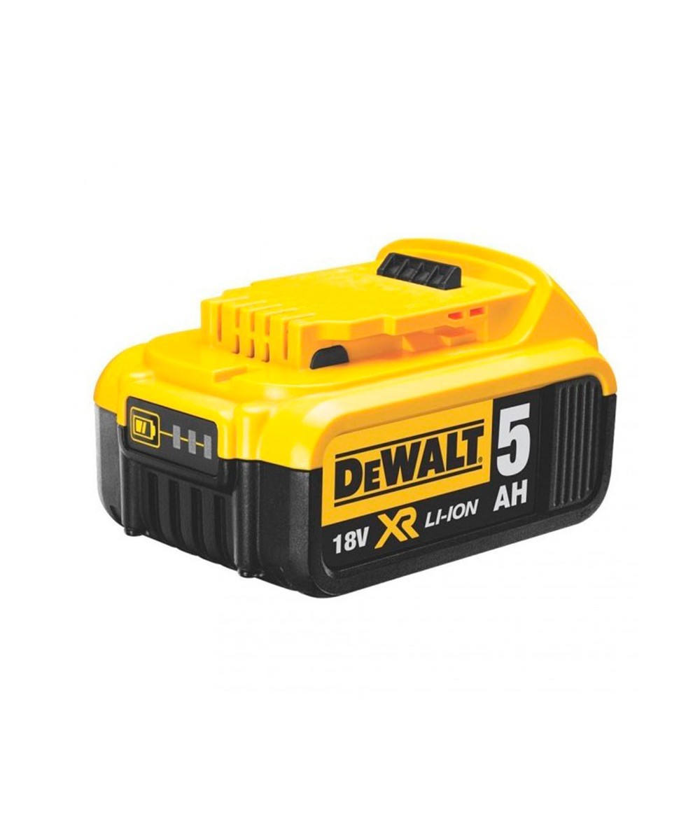 Set van 2 XR LI-ION 5 A.H. Rail batterijen en lader Dewalt DCB115P2-QW