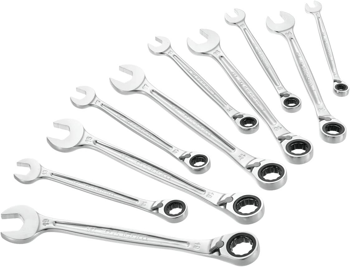 Set van 10 Facom combinatiesleutels 467B.JP10PB