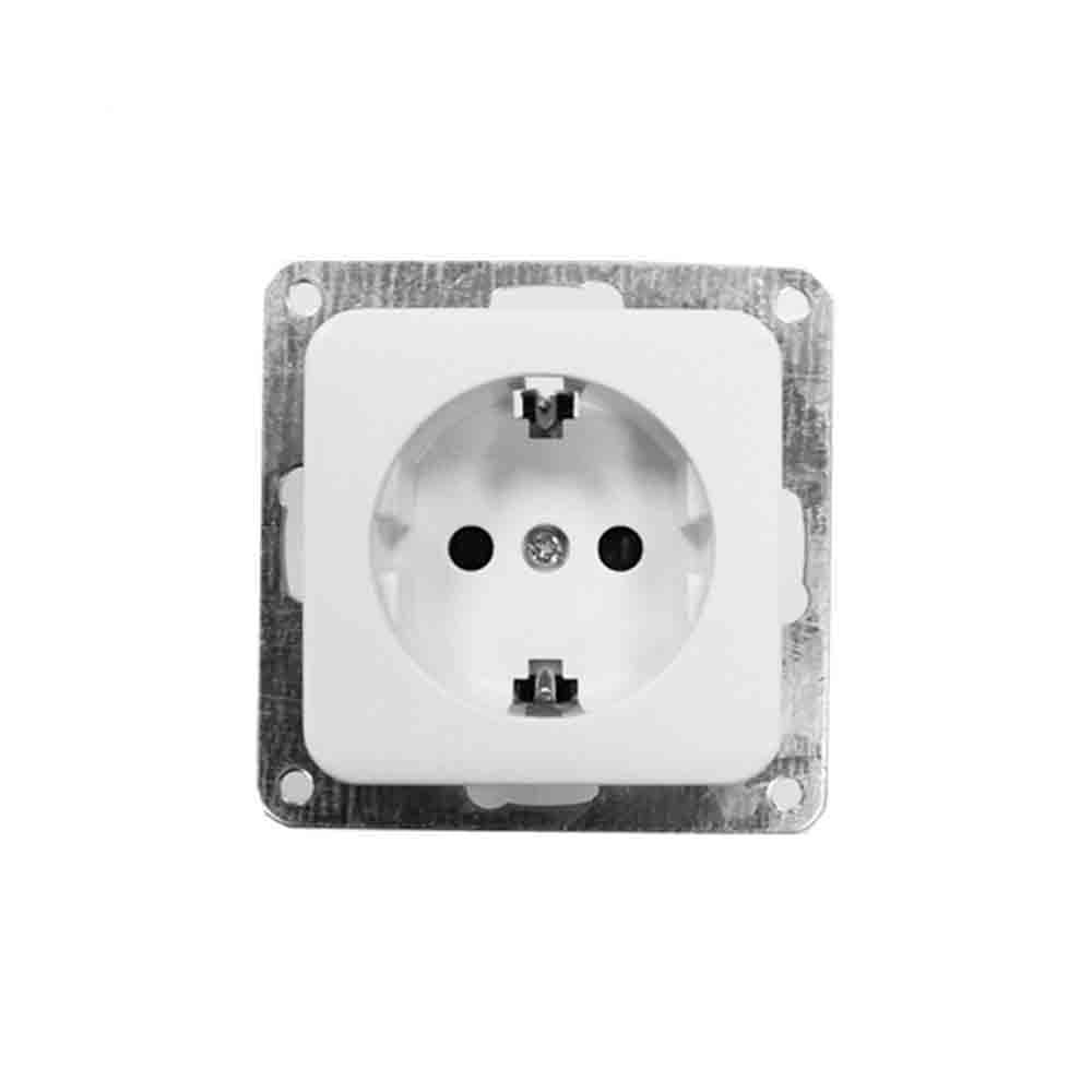 Flush-mounted F-type T/TL base 16A Term Series EDM 65303