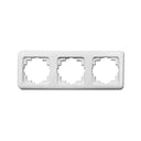 Cadre encastrable 3 éléments Série Term Blanc 220x80mm EDM 65322