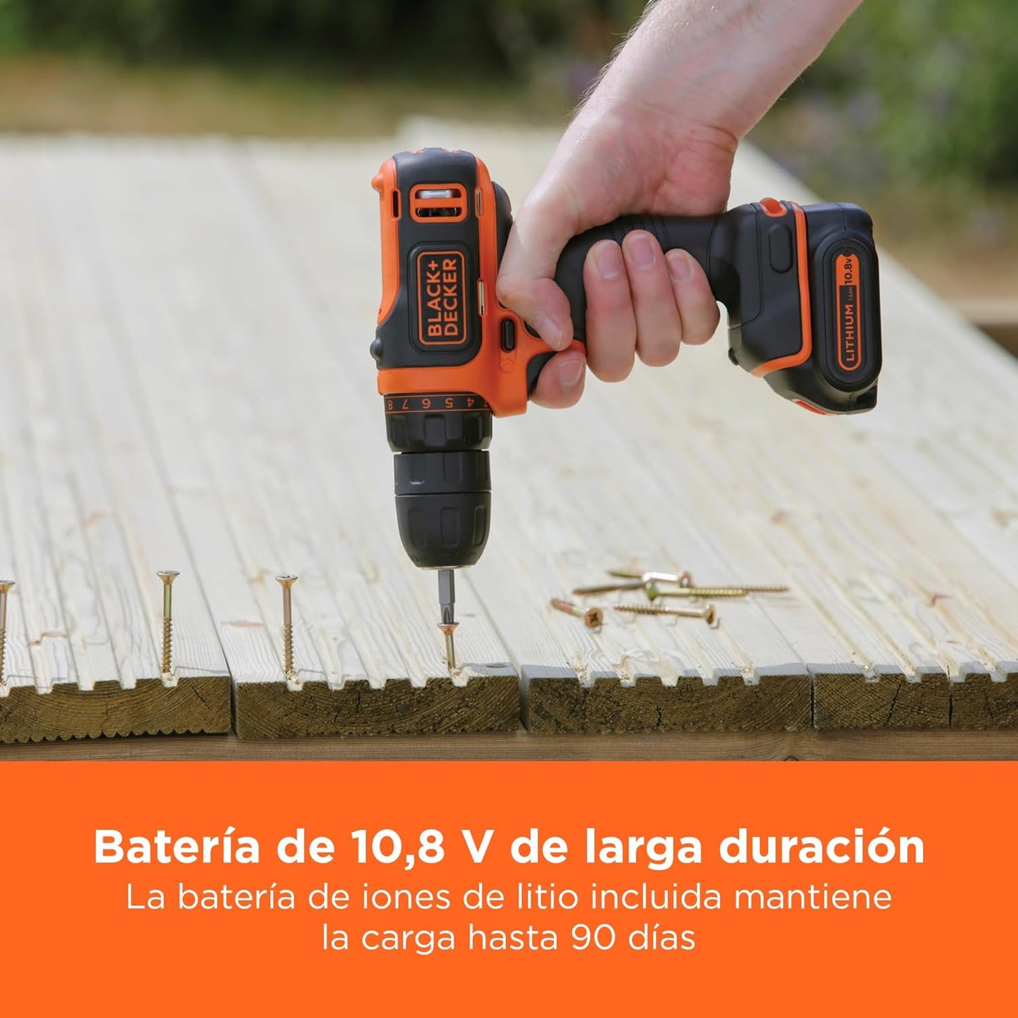 Perceuse-visseuse sans fil Black+Decker BDCDD12 10,8 V 26 Nm