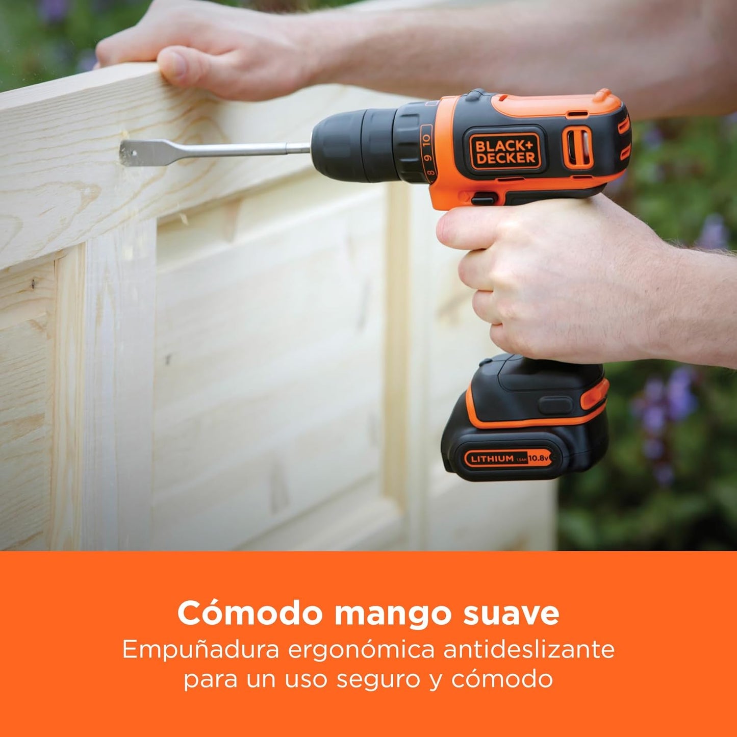 Perceuse-visseuse sans fil Black+Decker BDCDD12 10,8 V 26 Nm