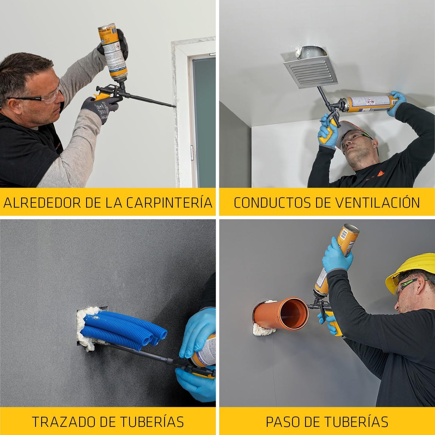 Self-expanding polyurethane foam 750ml Sika Boom-580