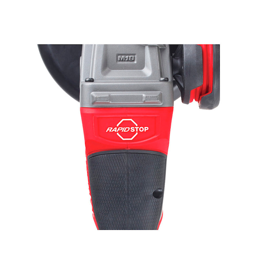 M18 125mm Fuel ONE-KEY haakse slijper met Milwaukee M18 koffer ONEFSAG125XB-0X