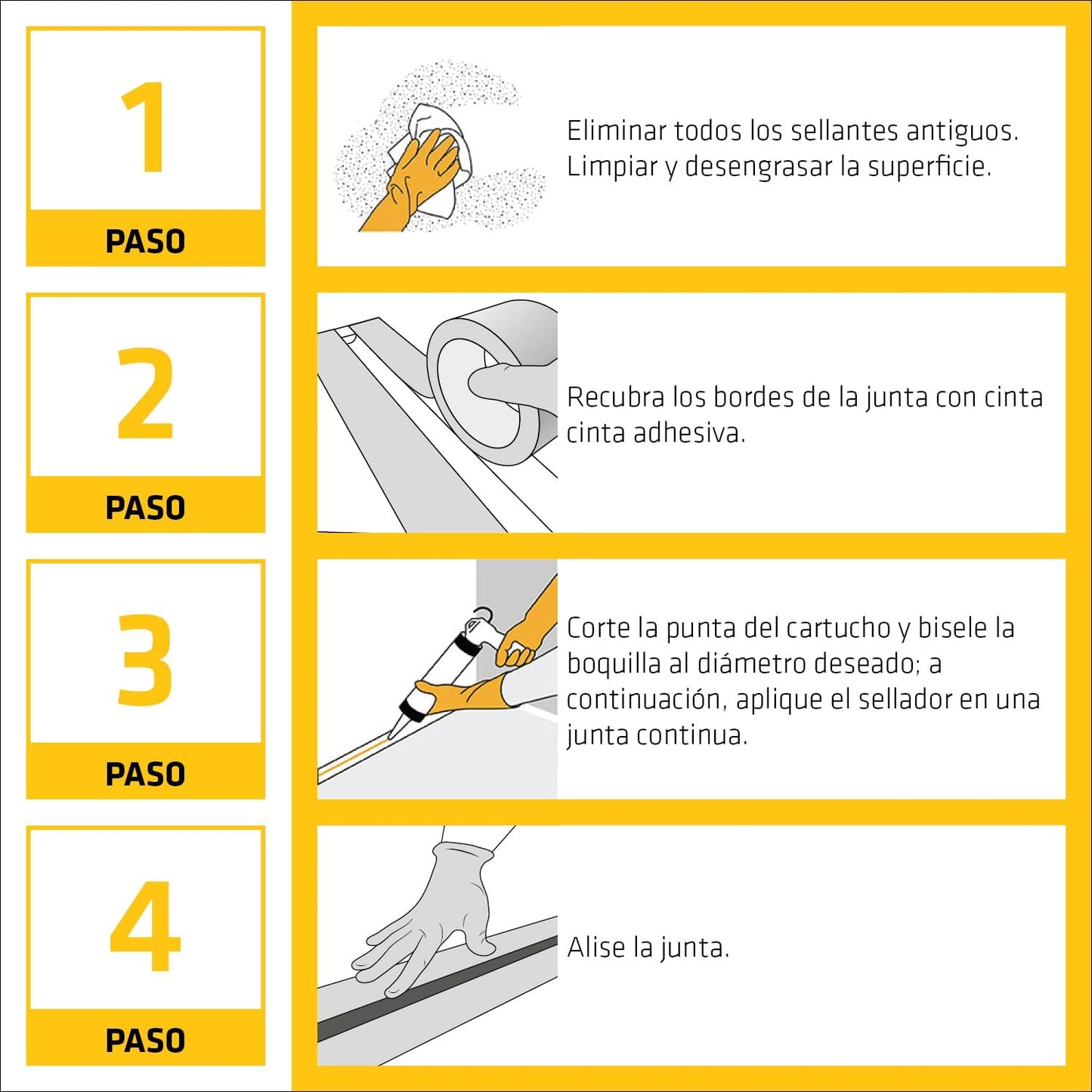 Cartucho sellador de silicona neutra sanitaria 300ml SikaSeal-175