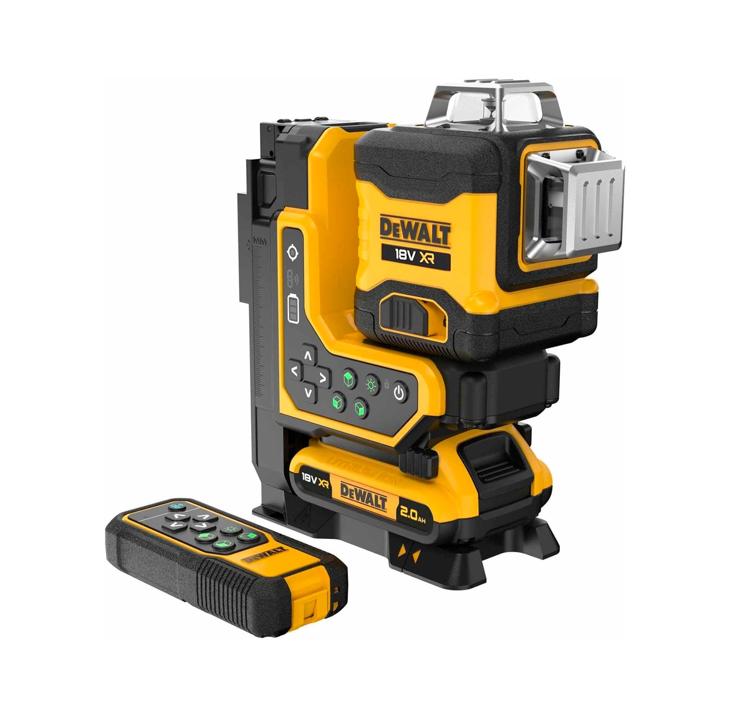 Dewalt XR 18V 3-Line 360° Green Self-Leveling Laser Level with Remote Control DCLE34035B