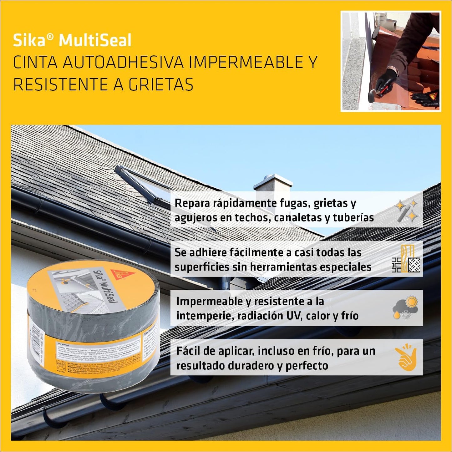 Bande d'étanchéité SIKA MULTISEAL Gris