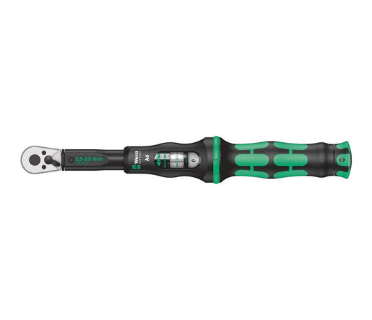 Torque wrench with reversible ratchet 2.5-25Nm Wera Click-Torque A 6 ref.075605