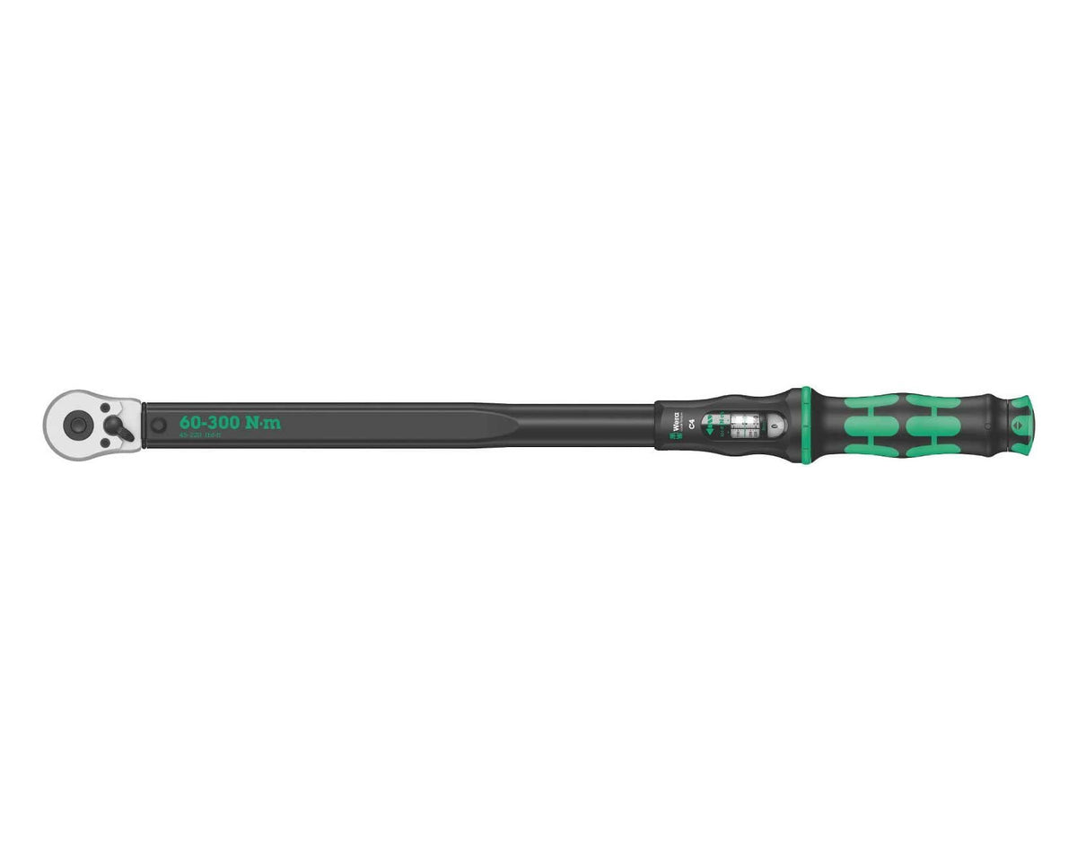 Momentsleutel met omkeerbare ratel 60-300Nm Wera Click-Torque C 4 ref.075623