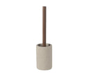 Textured polyresin brush Ø9x36cm Andrea House