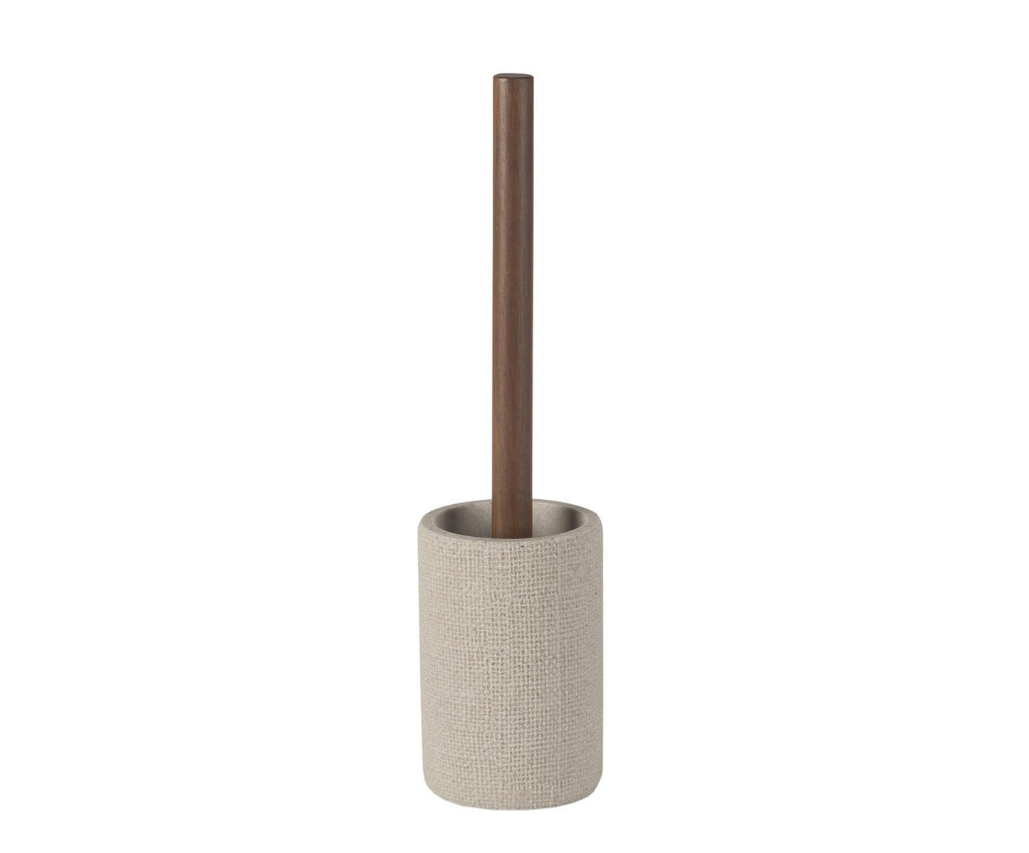 Textured polyresin brush Ø9x36cm Andrea House