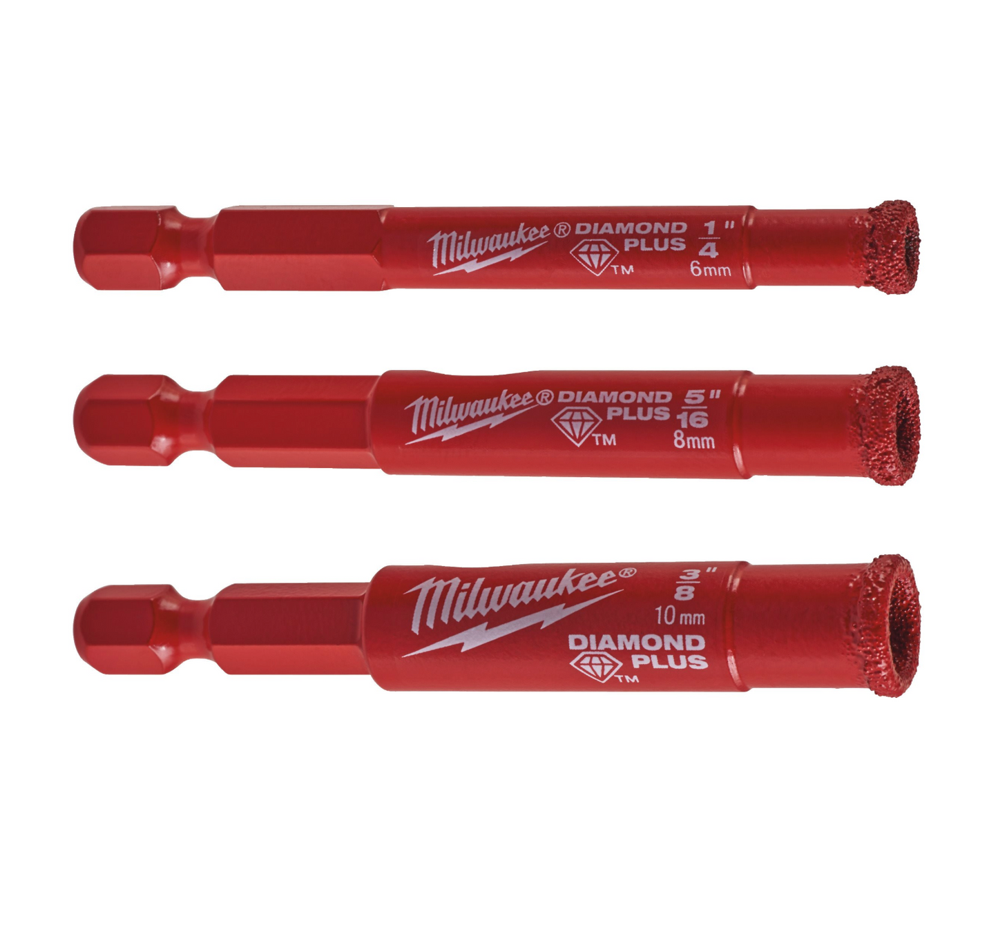 Jeu de 3 forets Diamond Max Milwaukee