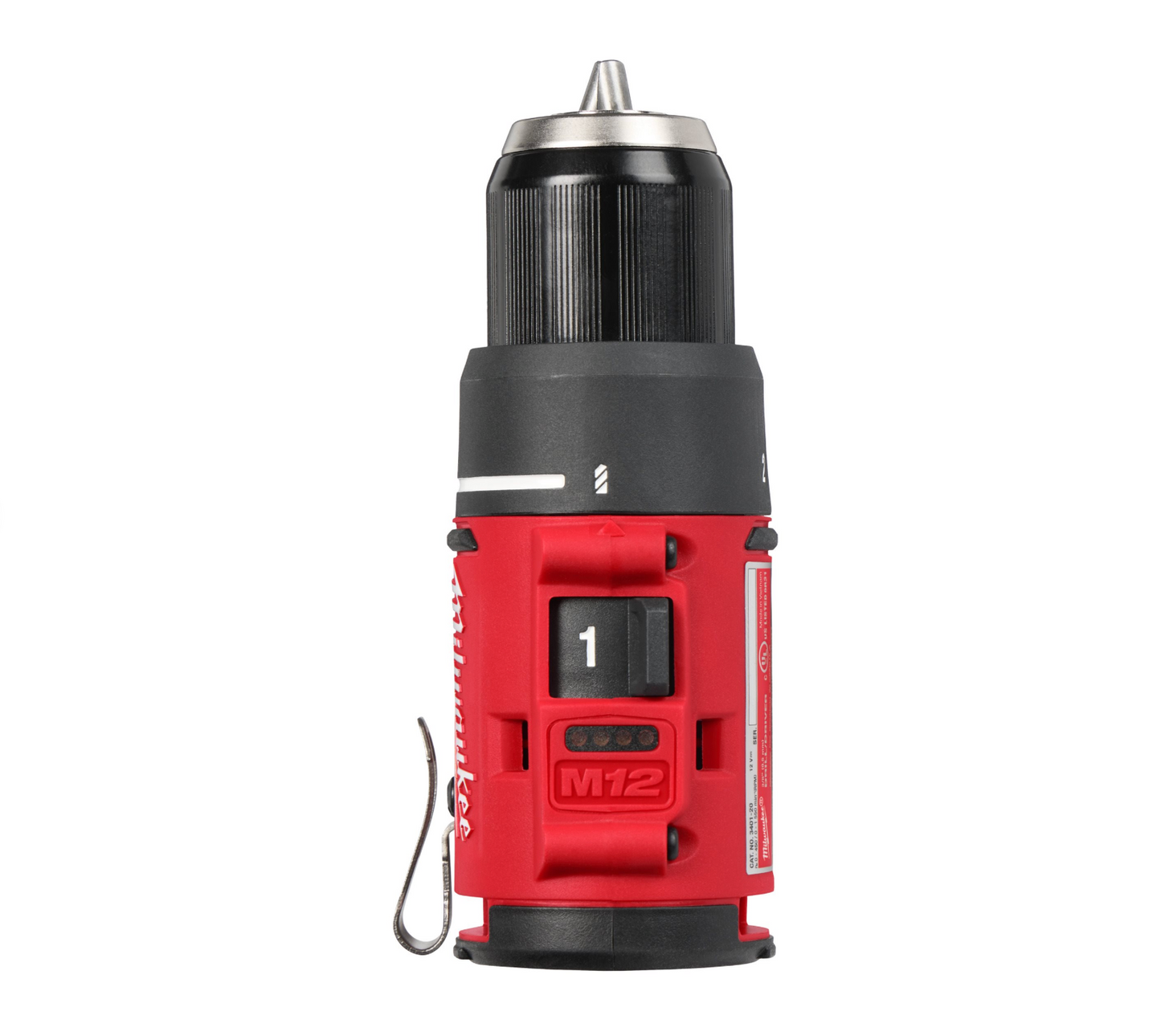 Milwaukee M12 BLDDRC-202C Drill/Driver + 2x 2.0Ah Batteries + Charger + Case