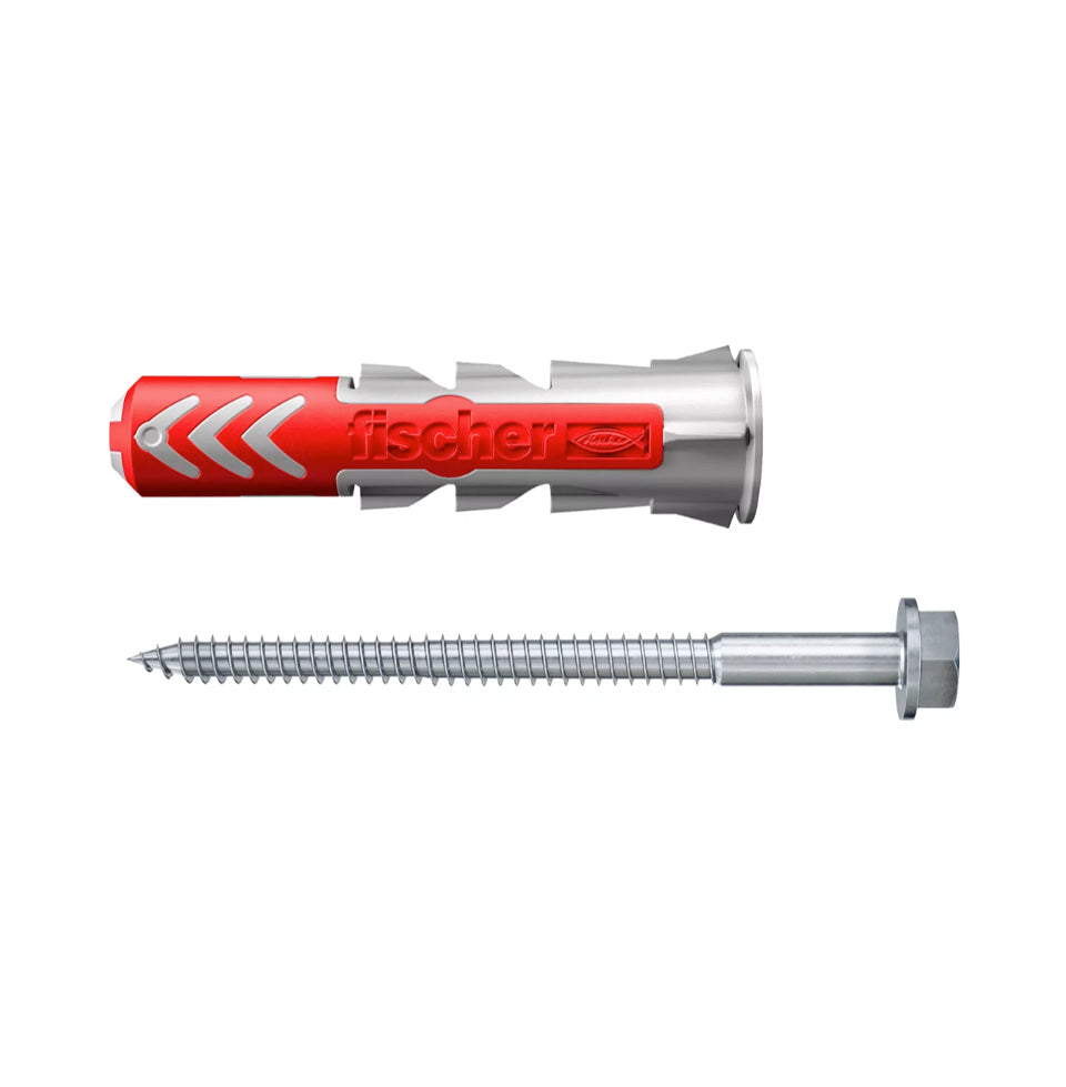 Caja Taco Duopower 10x50S + Tornillo Fischer 25uds