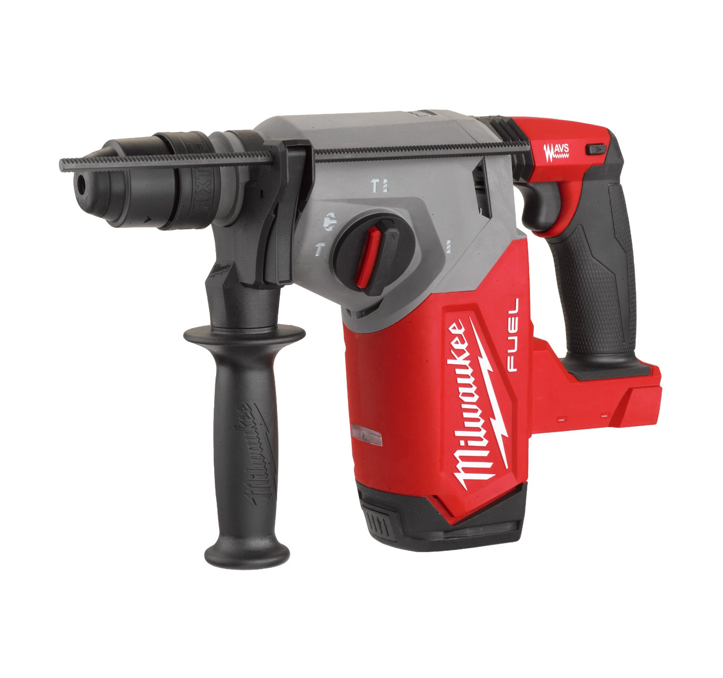 Marteau combiné SDS-Plus 26 mm avec Fixtec 2.5J + 2bat 5.5Ah + Chargeur + Mallette Milwaukee M18 FHX-552X