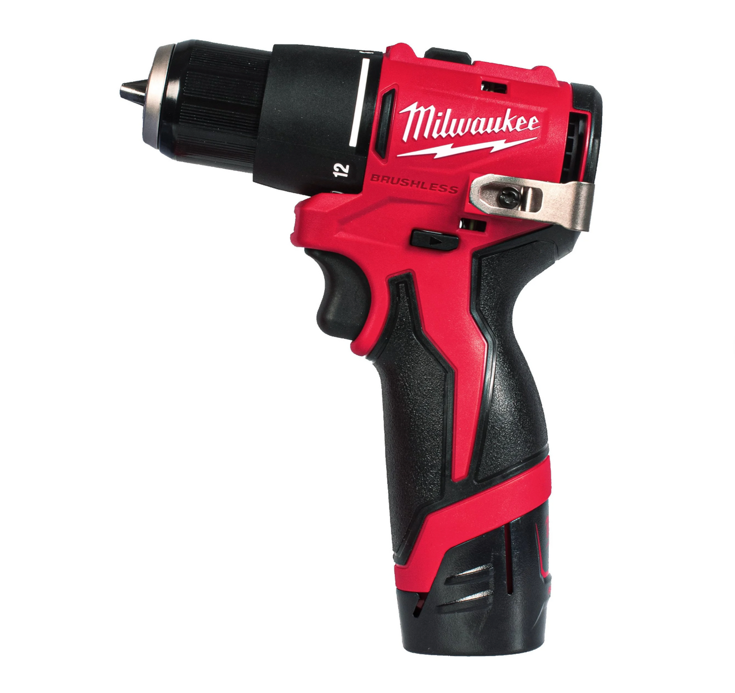 Subcompacte klopboormachine M12 + 2Ah-accu + oplader + koffer Milwaukee M12 BLPDRC-202C