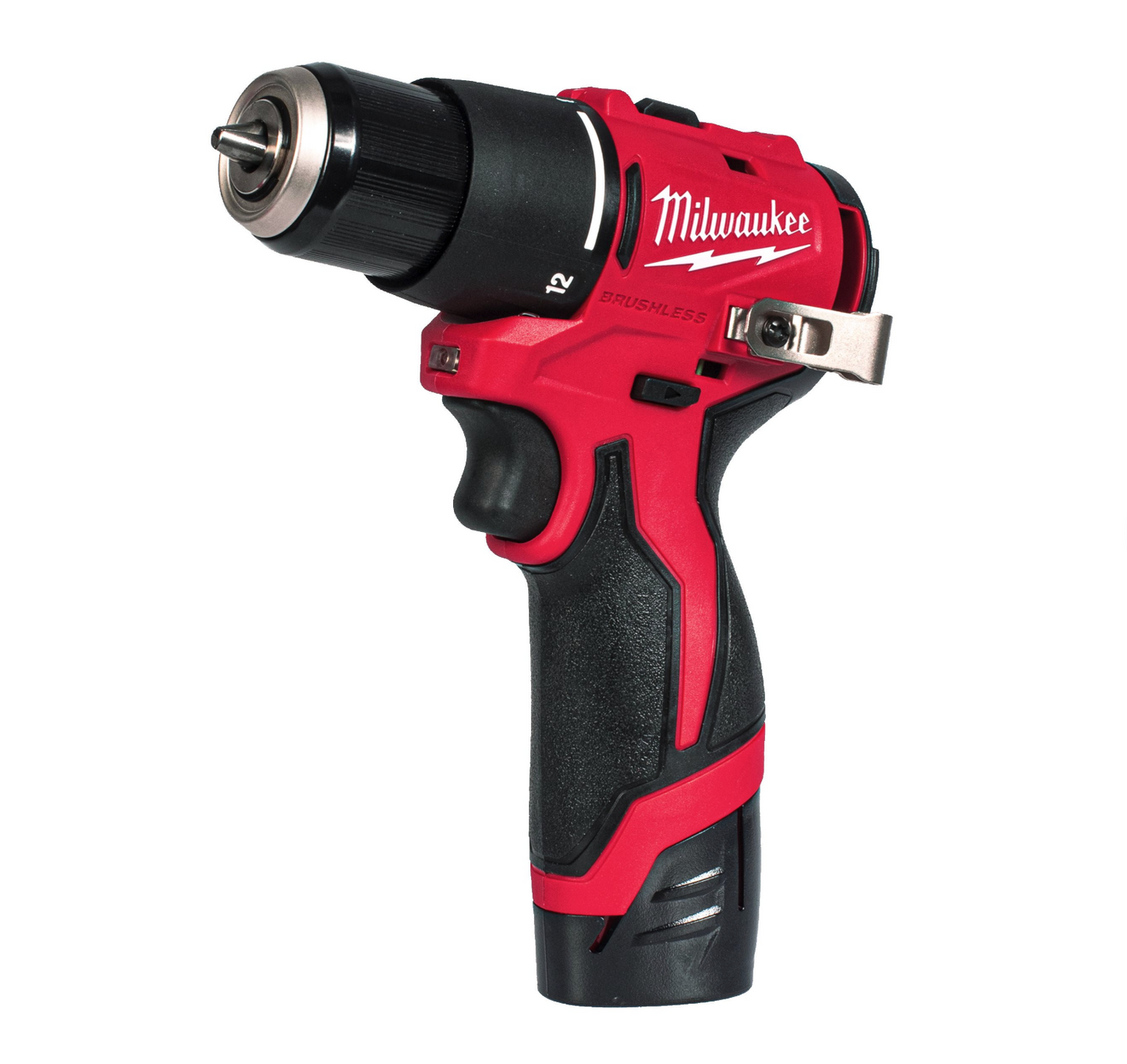 Subcompacte klopboormachine M12 + 2Ah-accu + oplader + koffer Milwaukee M12 BLPDRC-202C