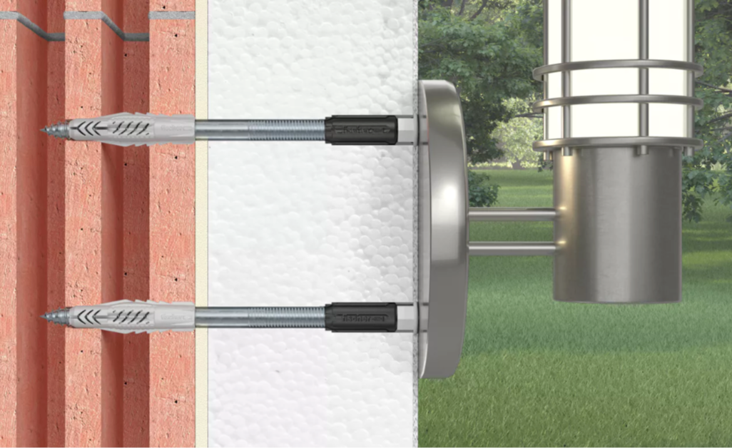 Doos met 2 stuks TherMax 8/100 M6 Fischer-bevestigingselementen voor gevels met thermische isolatie