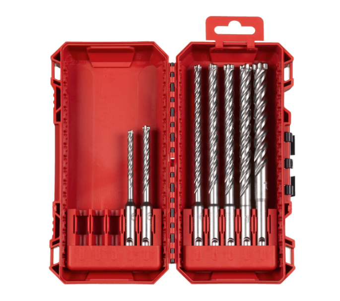 Set de 7 brocas SDS-Plus 4 cortes MX4 NG Milwaukee