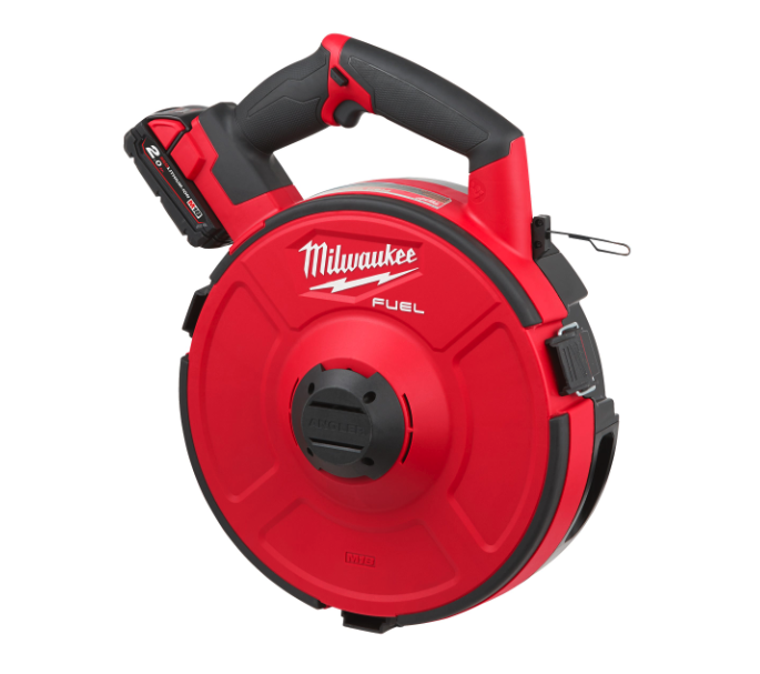 Passe-câbles en acier M18 FUEL + 2 batteries 2 Ah + chargeur Milwaukee M18 FPFT-202, 36 m, kit ST