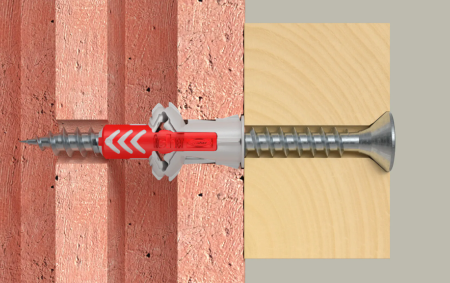 Doos met Fischer Taco Duopower 6x30 + PowerFast II-schroef 4,5x40, 200 stuks